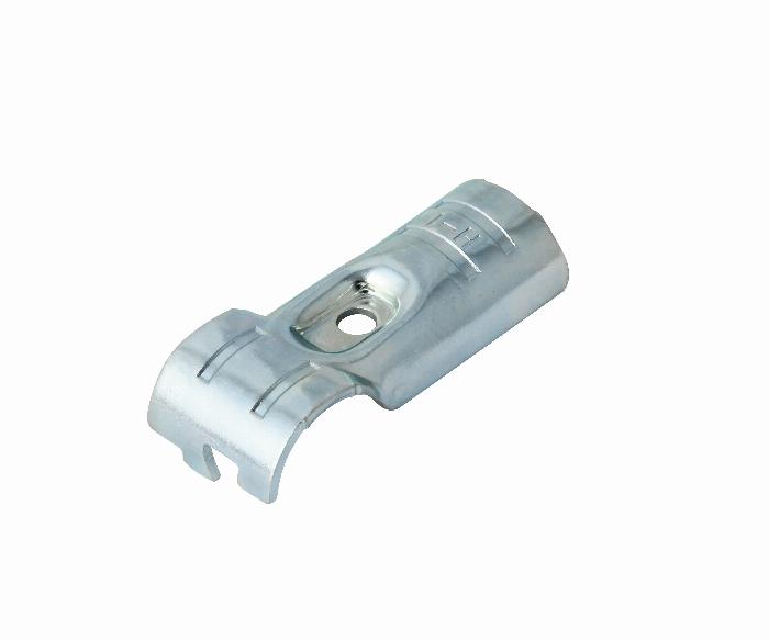 H-1-SI per tubo 28 mm acciaio zincato in argento