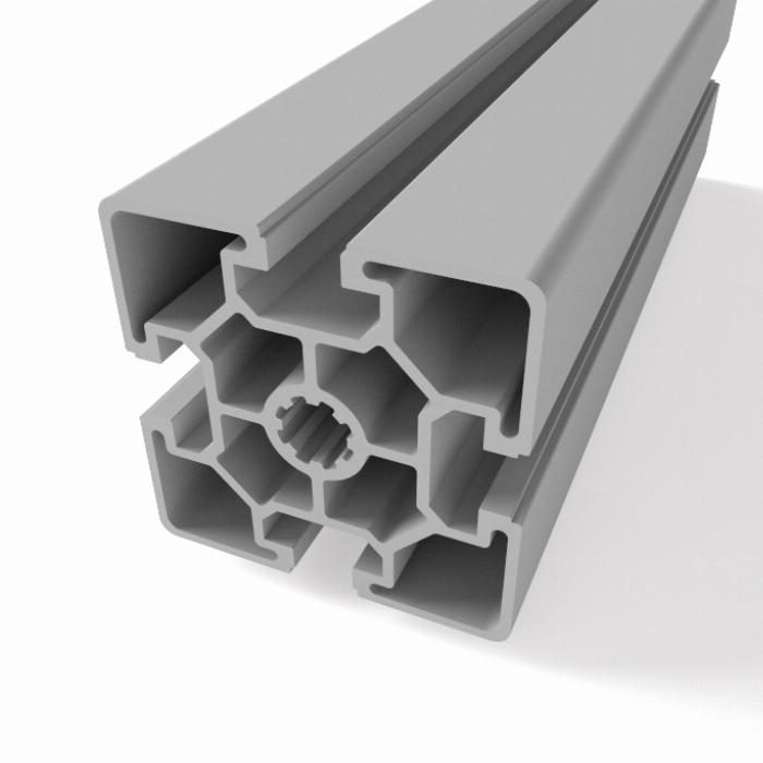 Profilato alluminio 60x60L scanalatura 10 tipo B