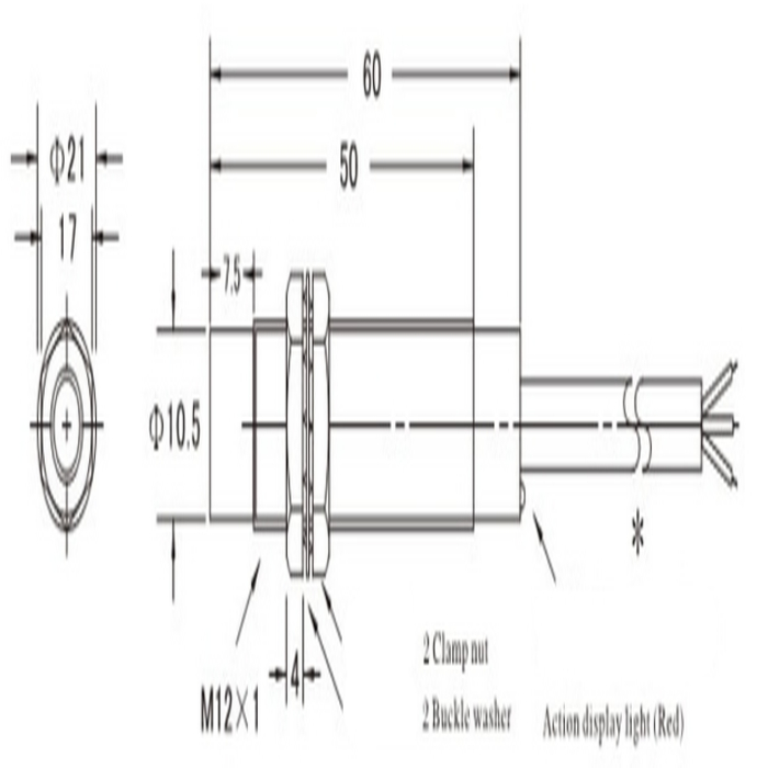 Sensore di prossimità 6-36VDC