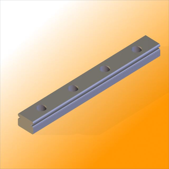Guida lineare in acciaio inox Miniatura MR12M-N, L = ~1000 mm