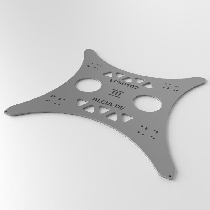 Stampante 3D porta letto riscaldante Accessori Staffa 300 t = 3mm