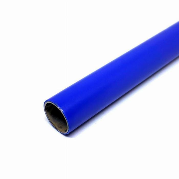 Tubo tondo in acciaio diametro 28x1 mm blu, 1980 mm