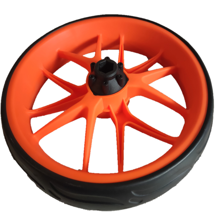 Wheel 304,8 mm solid rubber wheel