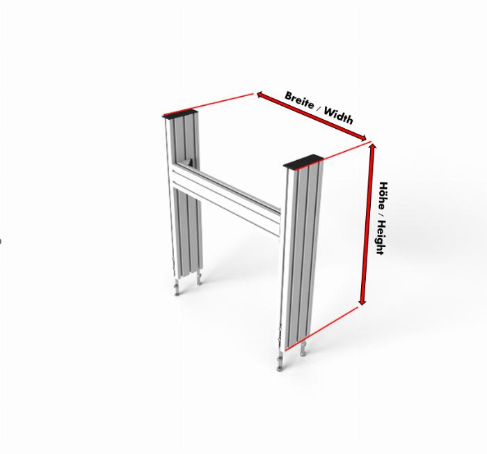 Questo configuratore vi permette di personalizzare il vostro supporto per monitor simrig.