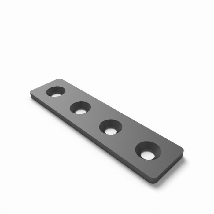 Connection Plate 20x80 steel black